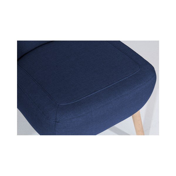 Tmavomodré kreslo Max Winzer Sari-image-4
