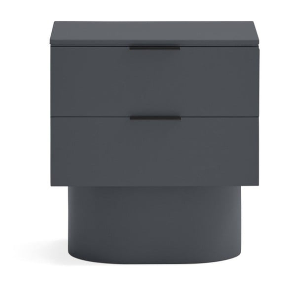 Antracitový nočný stolík Totem – Teulat