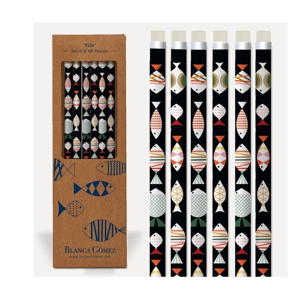 Sada 6 pasteliek U Studio Design Fish