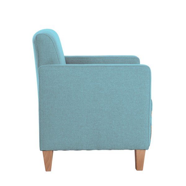 Tyrkysové kreslo Max Winzer Milla Aqua-image-1