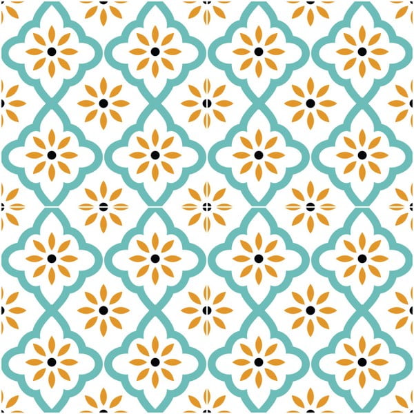 Samolepka na podlahu Ambiance Floor Sticker Marrakech, 40 × 40 cm