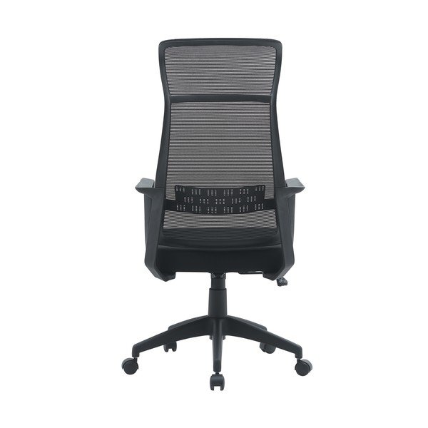 Čierna čalúnená kancelárska stolička Hoboken – Yes Everyday-image-4