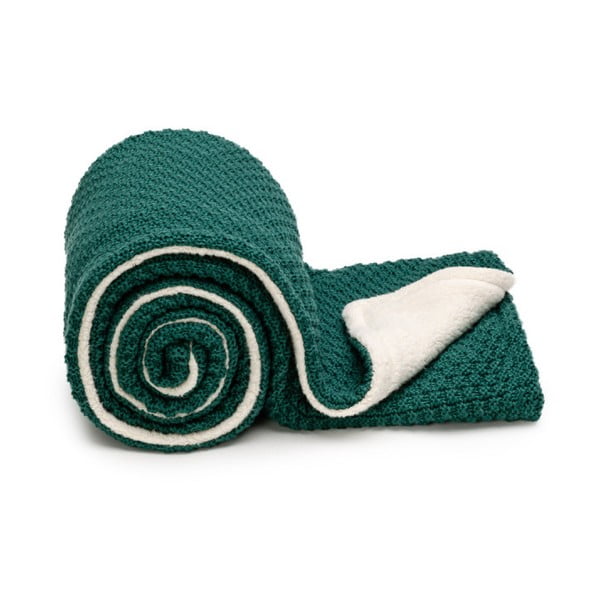 Zelená pletená detská deka 80x100 cm – T-TOMI