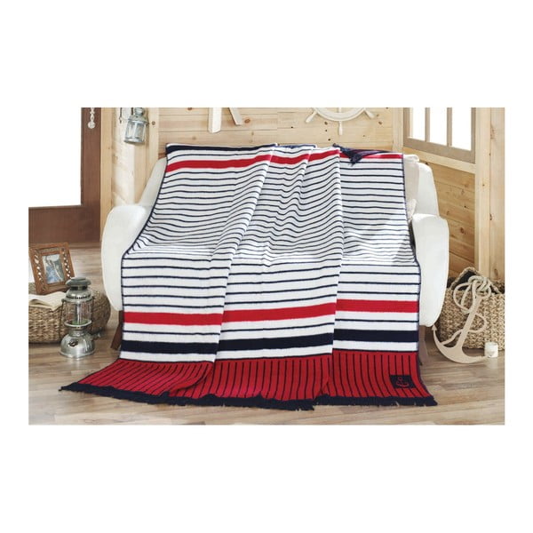 Bavlnená deka Aksu Liner, 220 × 180 cm
