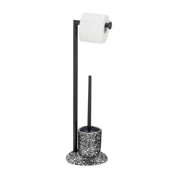 Čierny toaletný set Wenko Terrazzo-image-1