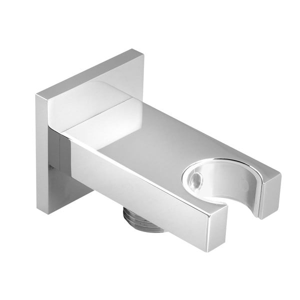 Mosadzný diel na pripojenie sprchy v lesklo striebornej farbe – Sapho