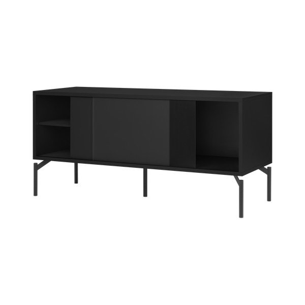 Čierny TV stolík 116x55x42 cm Met Mini – noo.ma