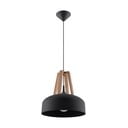 Čierno-béžové závesné svietidlo Nice Lamps Olla