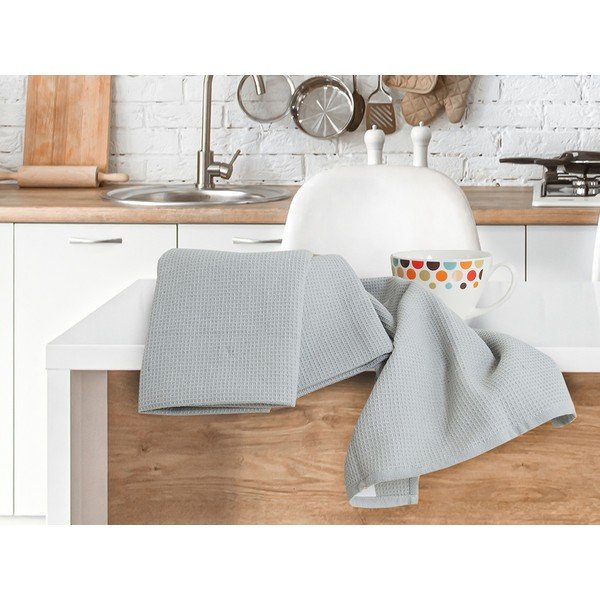 Bavlnené utierky v súprave 3 ks 40x60 cm Wafle – B.E.S.-image-2