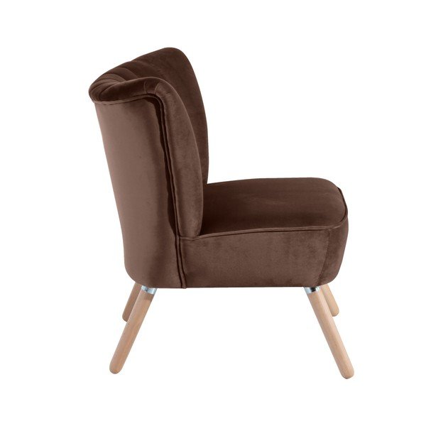 Hnedé kreslo Max Winzer Alessandro Suede-image-2