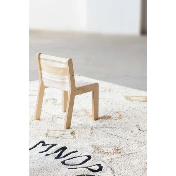 Detská stolička v prírodnej farbe Kaarol Earth – Lorena Canals-image-1