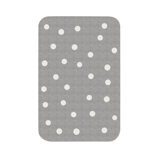 Detský sivý koberec Zala Living Dots, 67 × 120 cm-image-2