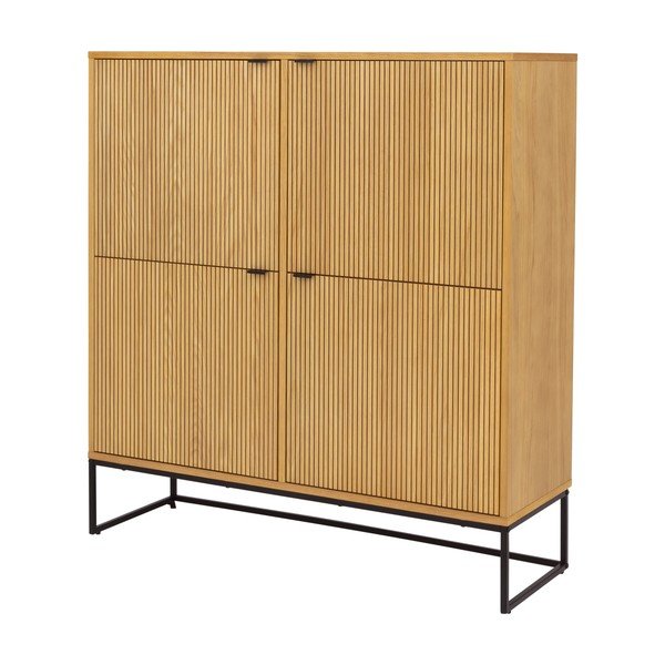 Skrinka v dekore duba v prírodnej farbe 118x127 cm Bali – Tenzo-image-2