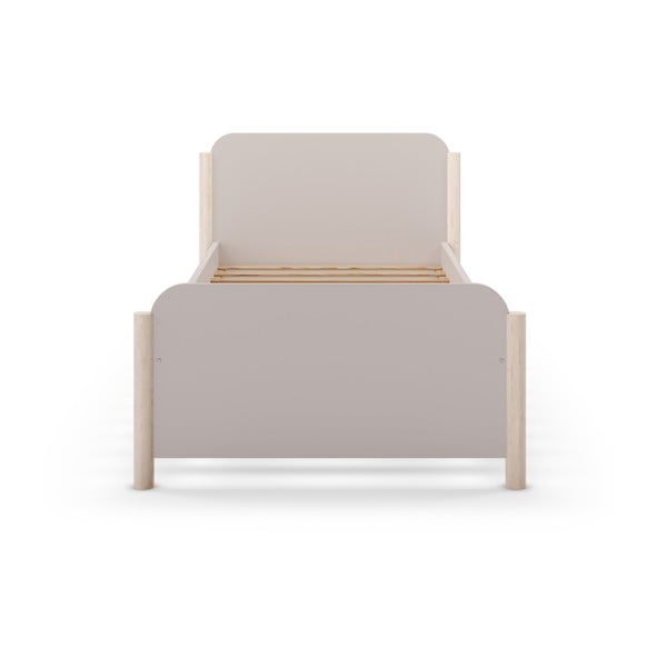 Krémová detská posteľ z borovicového dreva 90x190 cm Enola – Marckeric-image-4