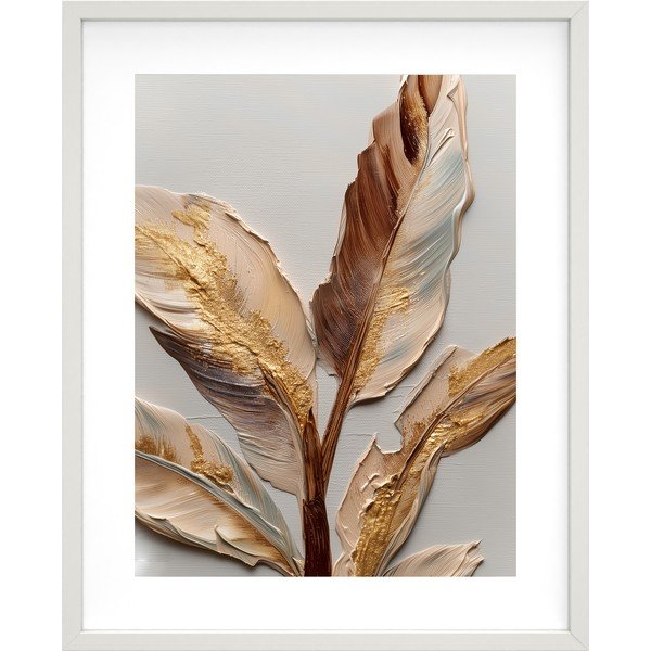 Tlačený obraz s rámom 40x50 cm Golden Strelitzia – Styler