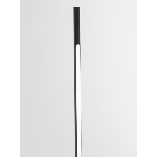 Čierna kovová LED stojacia lampa s tienidlom z akrylového skla (výška  140 cm) Raccio – Nova Luce-image-3