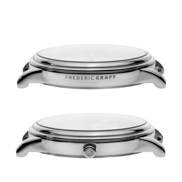 Unisex hodinky s remienkom v striebornej farbe Frederic Graff Breithorn-image-3