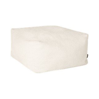 Béžový taburet z textílie buklé Keno – noo.ma