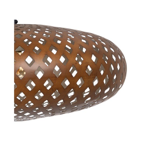 Závesné svietidlo v zlatej farbe s kovovým tienidlom ø 56 cm – Ixia-image-2