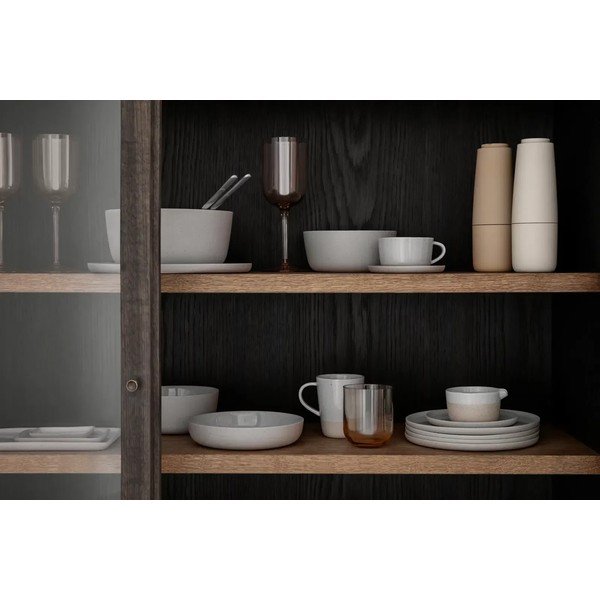 Svetlosivý servírovací keramický tanier Sablo L – Blomus-image-2