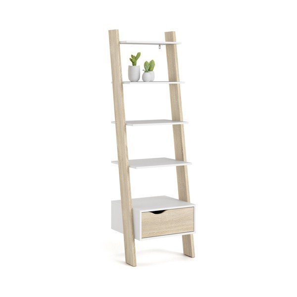 Knižnica v dubovom dekore Tvilum Oslo-image-3