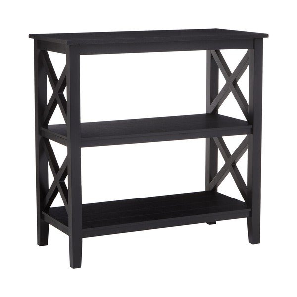 Čierny regál z borovicového dreva 40x81x81 cm Heritage – Premier Housewares