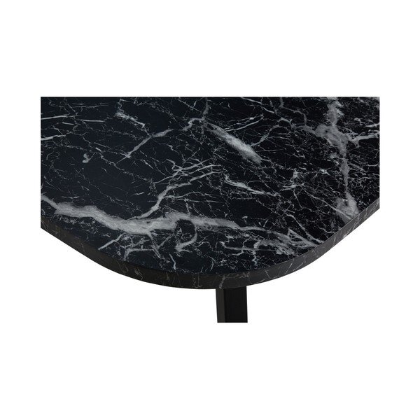 Čierny jedálenský stôl Marble-image-1