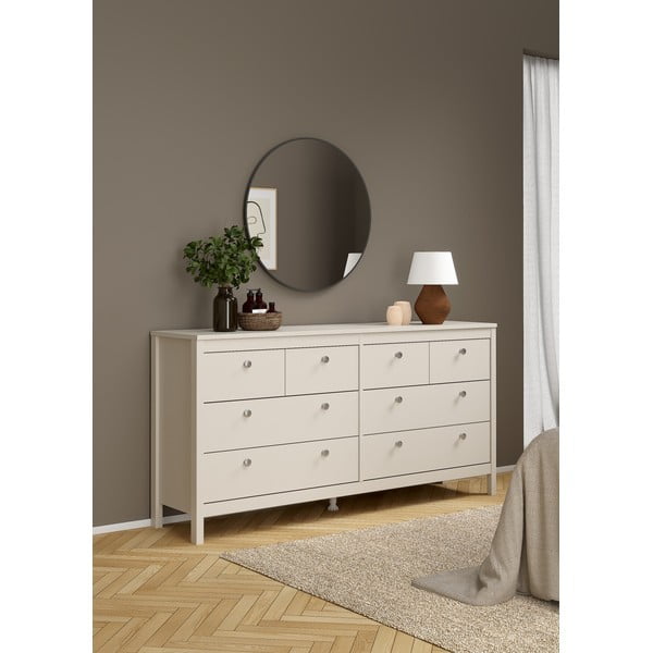 Sivobéžová komoda 159x80x38 cm Madrid – Tvilum-image-1