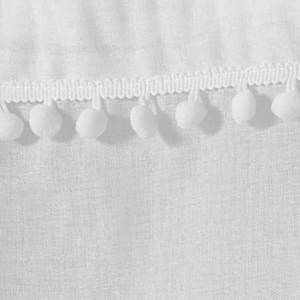 Biele voálové záclony v súprave 2 ks 60x90 cm Poupette – douceur d'intérieur-image-1