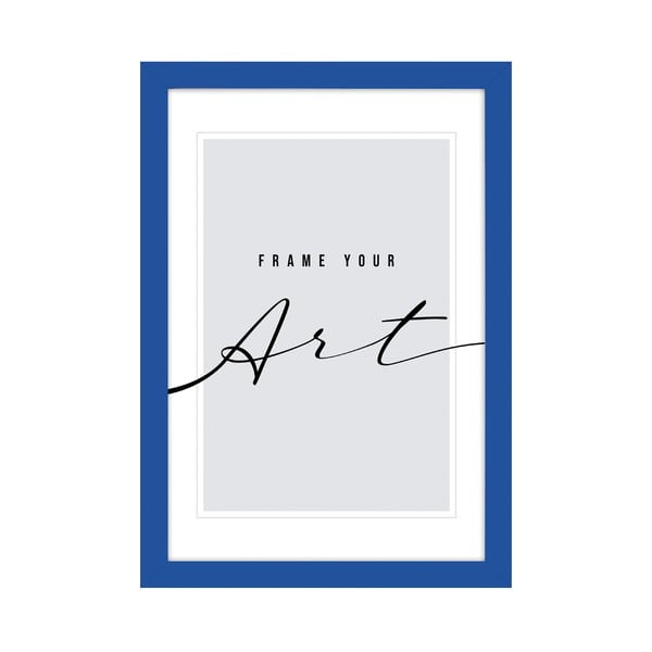 Tmavomodrý stojací/na stenu rámček 12x17 cm – knor-image-1