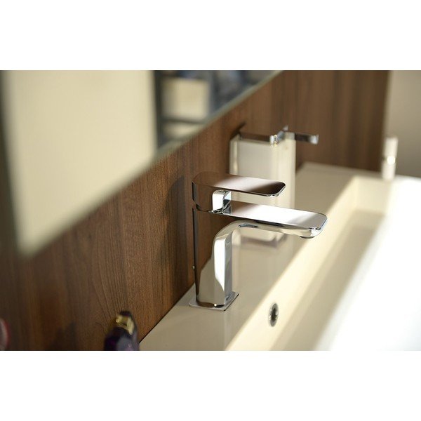 Stojančeková umývadlová batéria v lesklej striebornej farbe Spy – Sapho-image-2