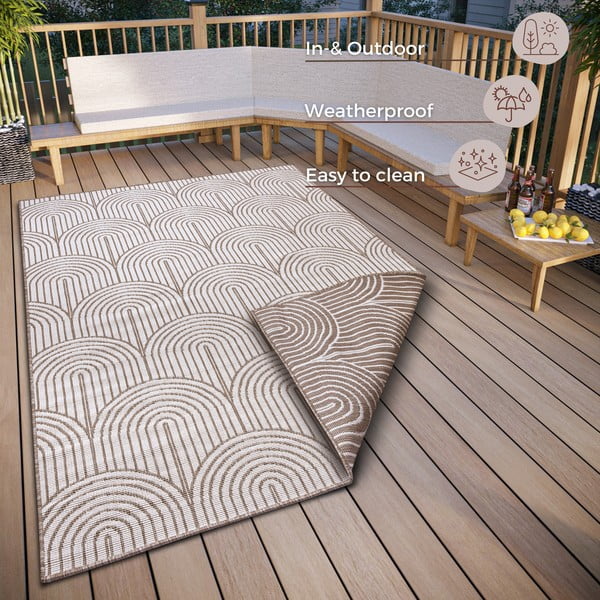 Hnedý vonkajší koberec 200x290 cm Pangli Linen – Hanse Home-image-3