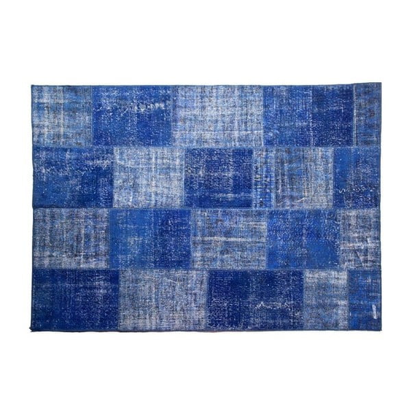 Vlnený koberec Allmode Blue, 150x80 cm