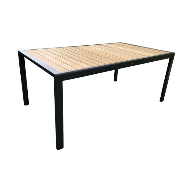 Sivá kovová záhradná jedálenská súprava pre 6 Annecy – Rojaplast-image-2