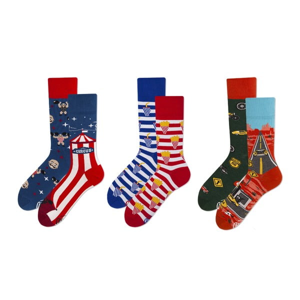 Set ponožiek v darčekovom balení Many Mornings American Combo, veľ. 43–46