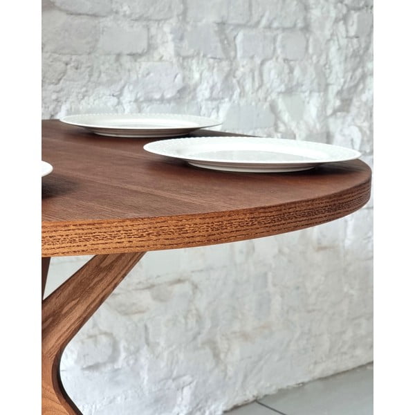 Jedálenský stôl v dekore duba 90x90 cm Jubi – Ragaba-image-4