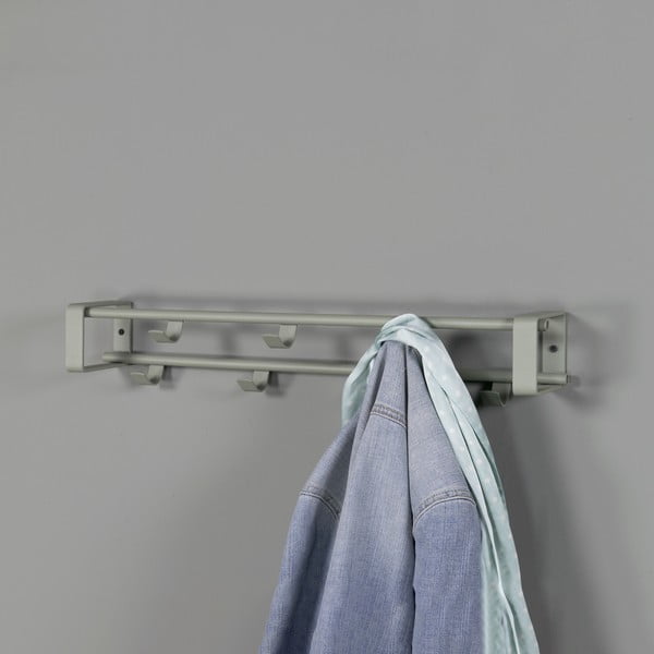 Sivozelený kovový nástenný vešiak 60 cm Rex – Spinder Design-image-4