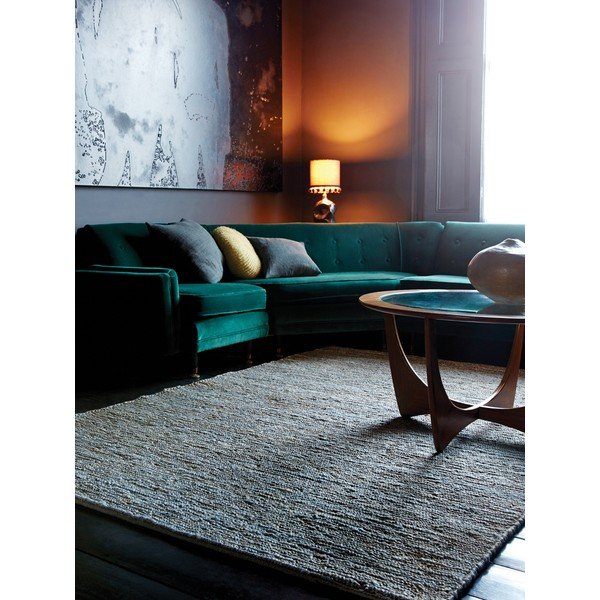Svetlosivý ručne tkaný jutový koberec 200x300 cm Soumak – Asiatic Carpets-image-1