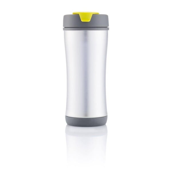Cestovný hrnček so zeleným viečkom XD Design Boom Eco, 200 ml-image-1