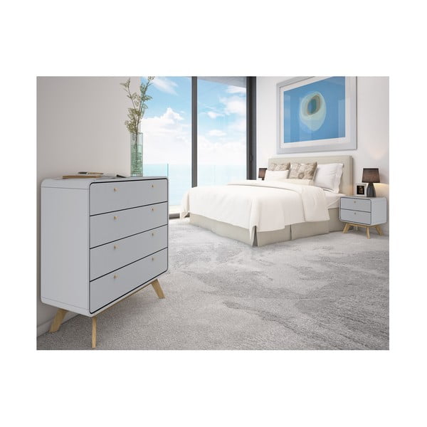 Sivý nočný stolík Cassie - Støraa-image-4