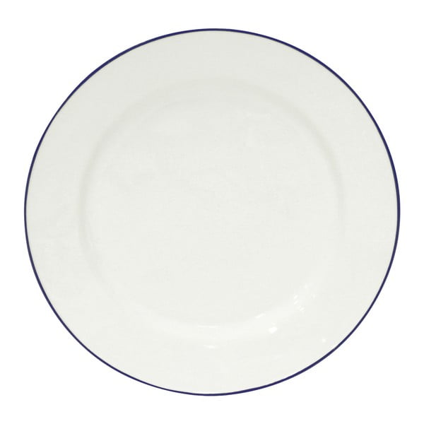 Biely kameninový tanier Costa Nova Beja, ⌀ 28 cm