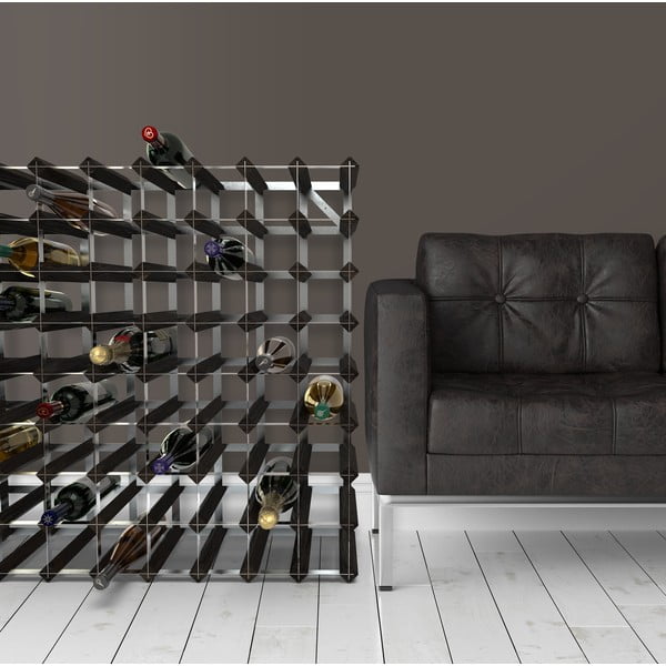 Regál na víno z jaseňového dreva na 90 fliaš - RTA-image-1