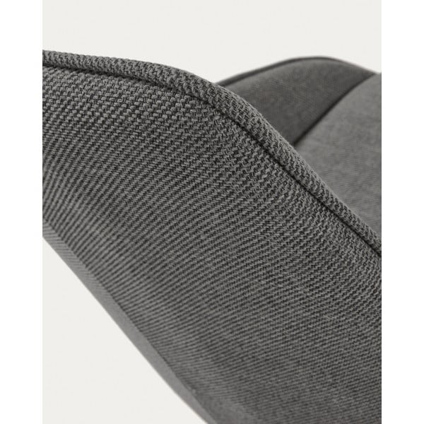 Tmavosivá jedálenská stolička Jenna – Kave Home-image-3