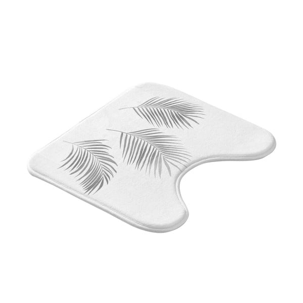 Biela/v striebornej farbe WC kúpeľňová predložka 45x45 cm Orbella – douceur d'intérieur-image-3