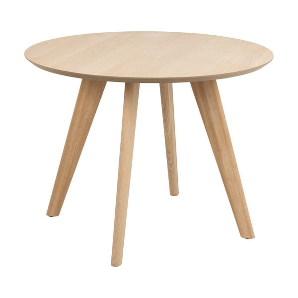 Okrúhly jedálenský stôl s doskou v dubovom dekore ø 100 cm Townsville – Actona