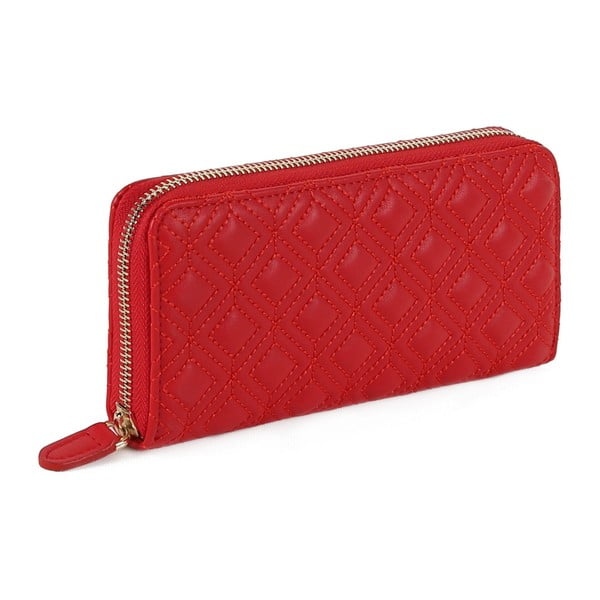 Červená peňaženka z koženky Laura Ashley Beagle