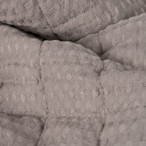 Béžový prešívaný pléd 180x260 cm – Ixia-image-2