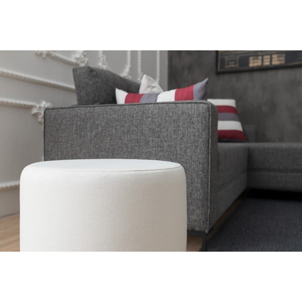 Biely taburet Silindir – Balcab Home-image-4