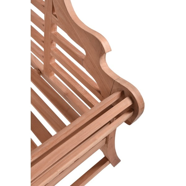 Drevená záhradná lavica v prírodnej farbe Picadilli – Garden Pleasure-image-3