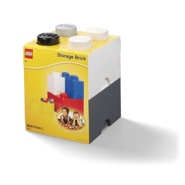Set 4 plastových úložných škatúľ LEGO®, 25 x 25 x 33 cm-image-1